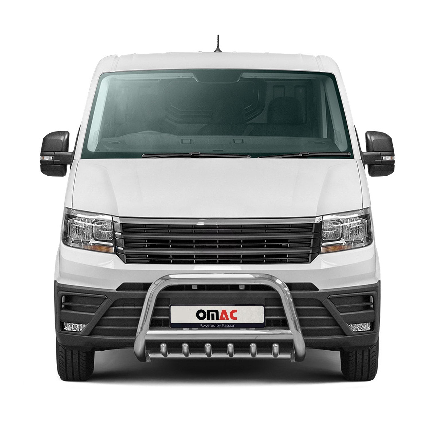 Frontbügel Frontschutzbügel für VW Crafter 2017-2026 mit ABE Stahl Silber