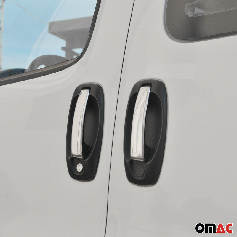 Türgriff Blende Türgriffkappen für Opel Combo 2012-2019 Edelstahl Silber 4tlg