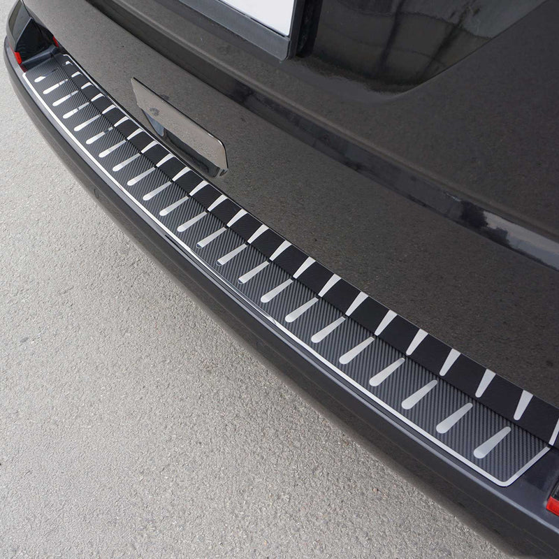 Ladekantenschutz für VW T6 Transporter 2015-2023 Edelstahl Carbonfolie 1x