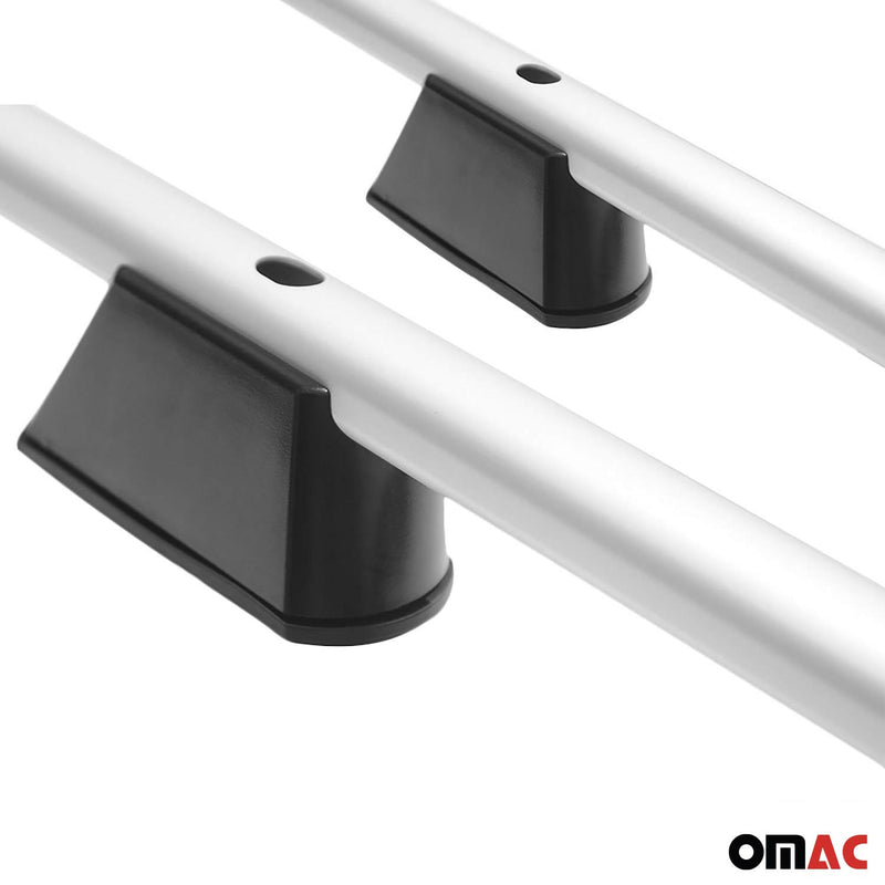 Dachreling Dachträger für Opel Combo D Fiat Doblo 2010-2021 Kurzer Alu Grau