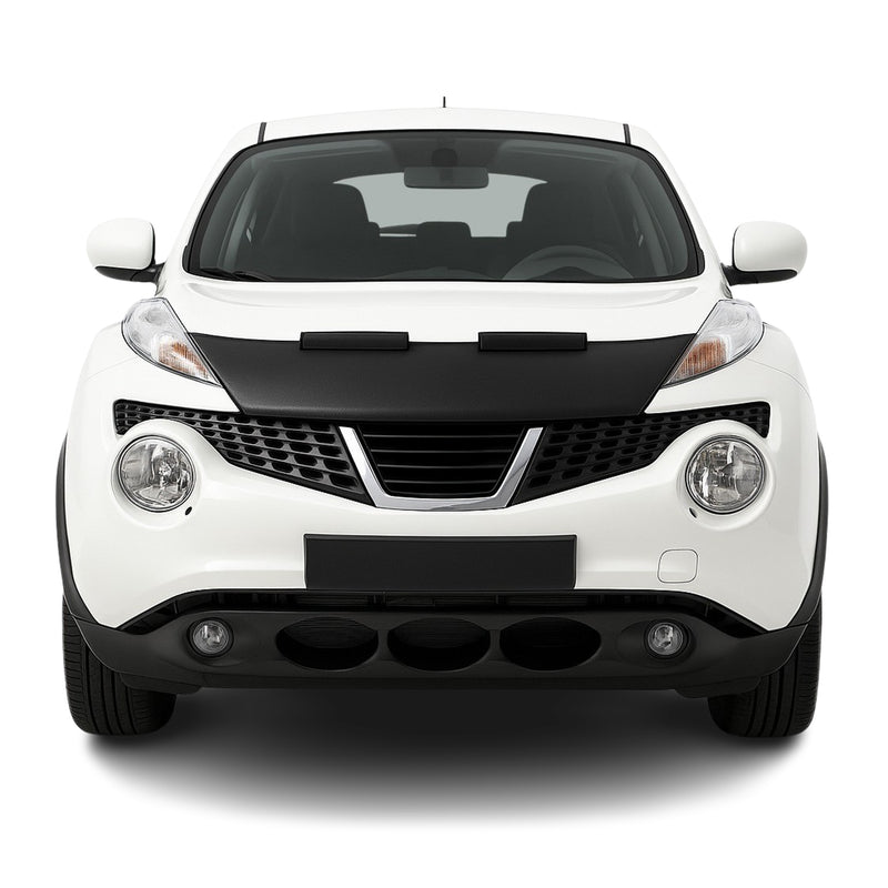 Haubenbra Steinschlagschutz Bonnet Bra für Nissan Juke 2010-2014 Schwarz Halb