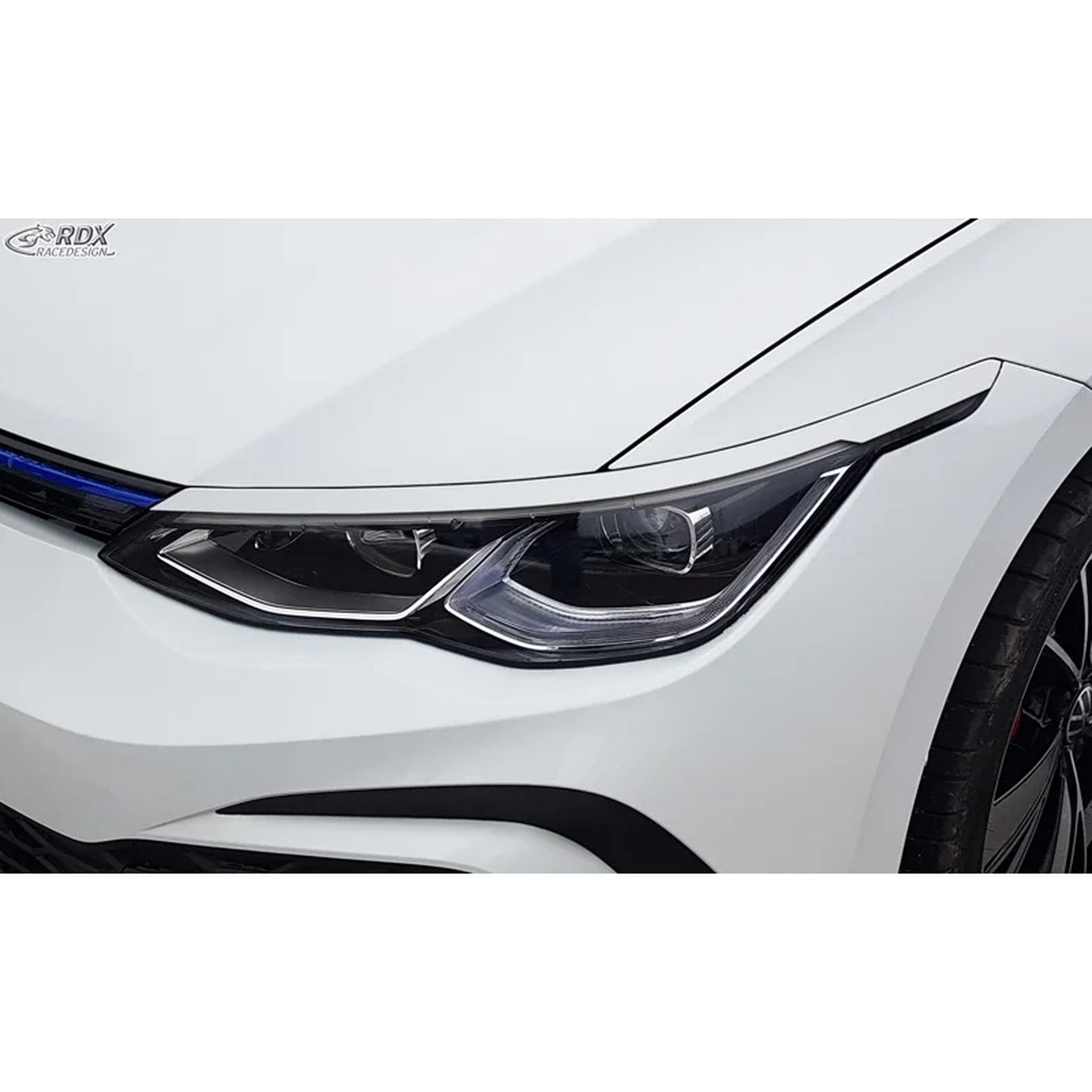 RDX Scheinwerferblenden für VW Golf VIII CD 2020- ABS TÜV