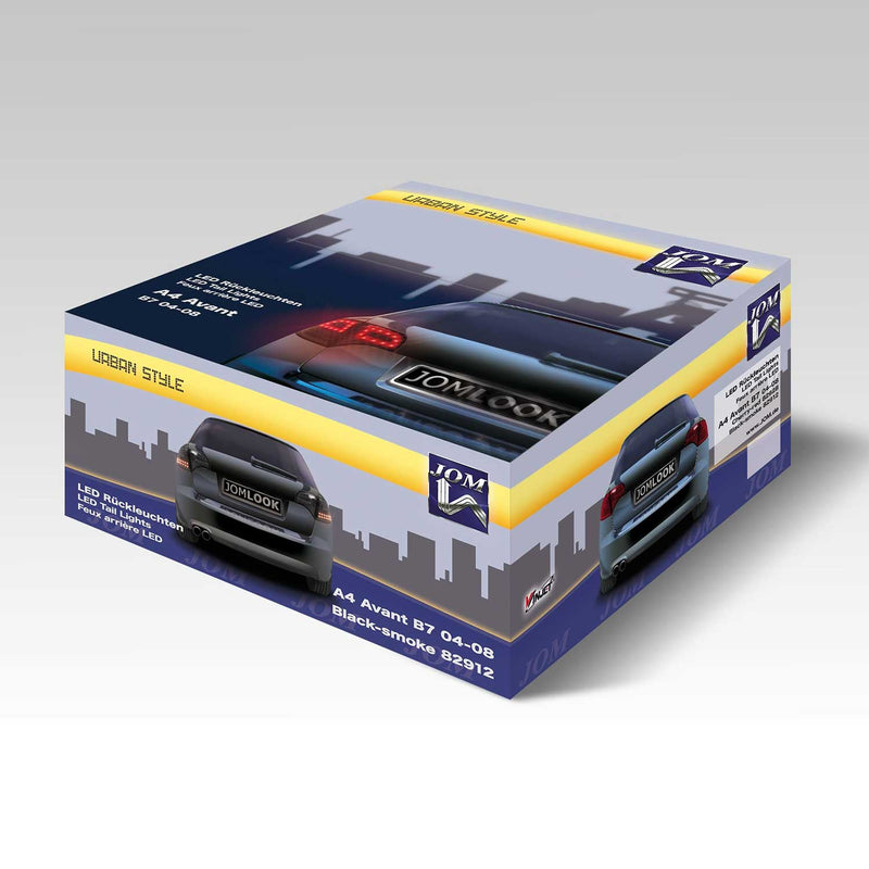 Rückleuchten für Audi A4 Avant B7 2004-2008 schwarz 4tlg