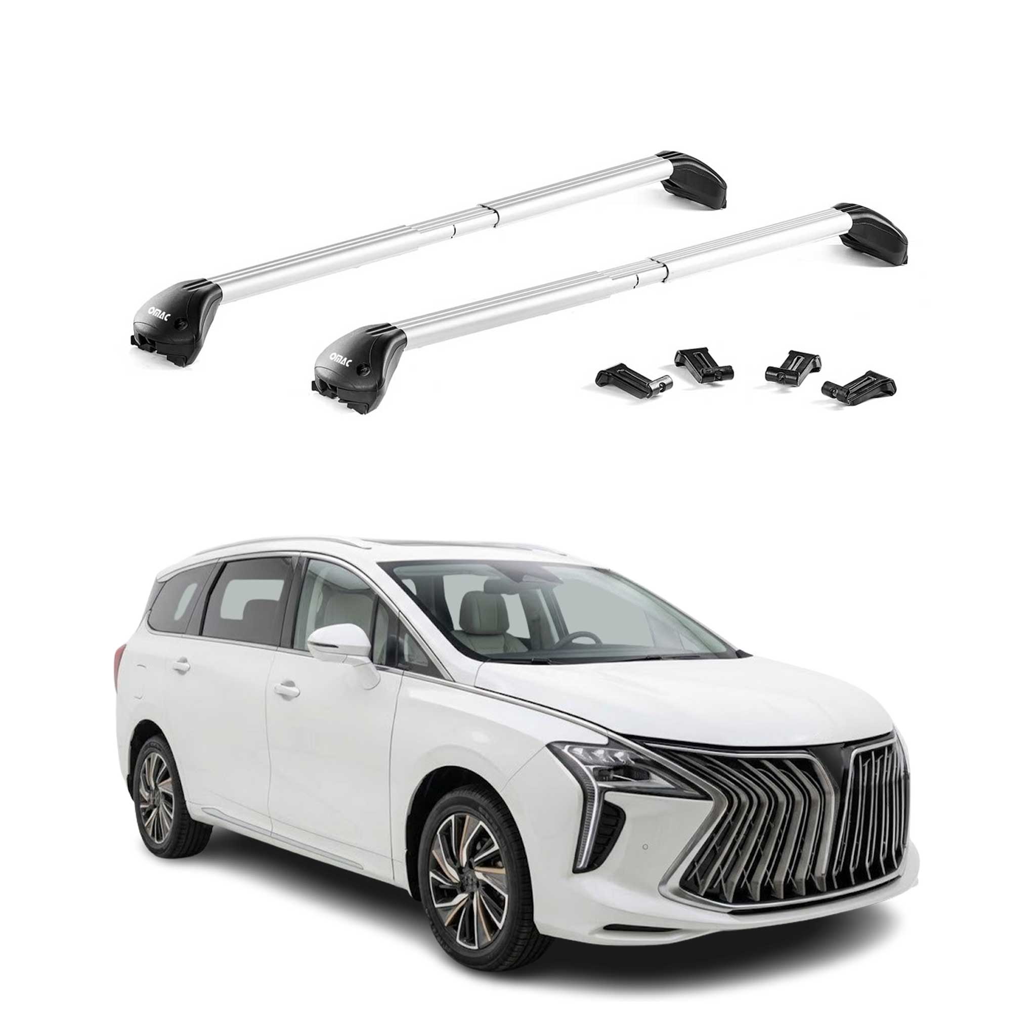 Dachträger Grundtäger für Forthing U-Tour 2022-2026 100kg Alu Silber 2 tlg ABE