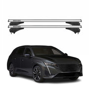 Menabo Dachträger für Peugeot 308 III Kombi 2021-2026 Aluminium Silber 2 tlg