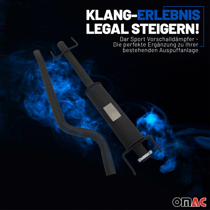 NOVUS Sport Vorschalldämpfer für Opel Astra H 1.4/1.6/1.8 EG Betriebserlaubnis