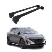 Dachträger Gepäckträger für Nissan Qashqai J12 2021-2025 ABE Alu Schwarz