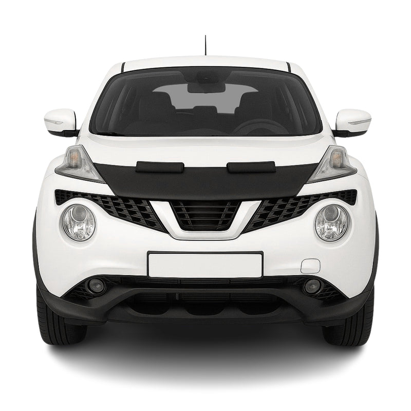 Haubenbra Steinschlagschutz Bonnet Bra für Nissan Juke 2014-2019 Schwarz Halb
