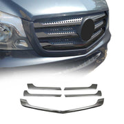Kühlergrill Grillleisten für Mercedes Sprinter 906 2013-2018 Chrom Dunkel 5x