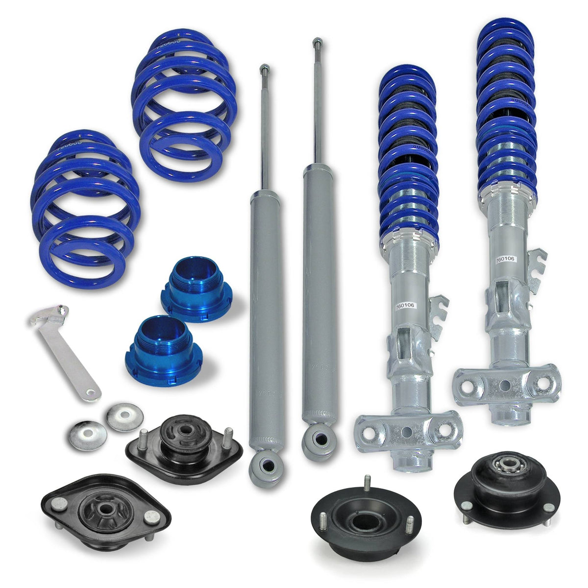 JOM BlueLine Gewindefahrwerk für BMW E36 4 6 Zylinder sowie Touring-Modelle 1992-2000