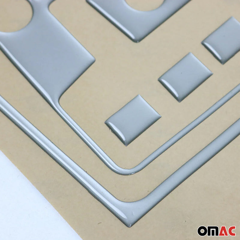 Innenraum Dekor Cockpit für Citroen Berlingo 2003-2008 Aluminium Optik 11tlg