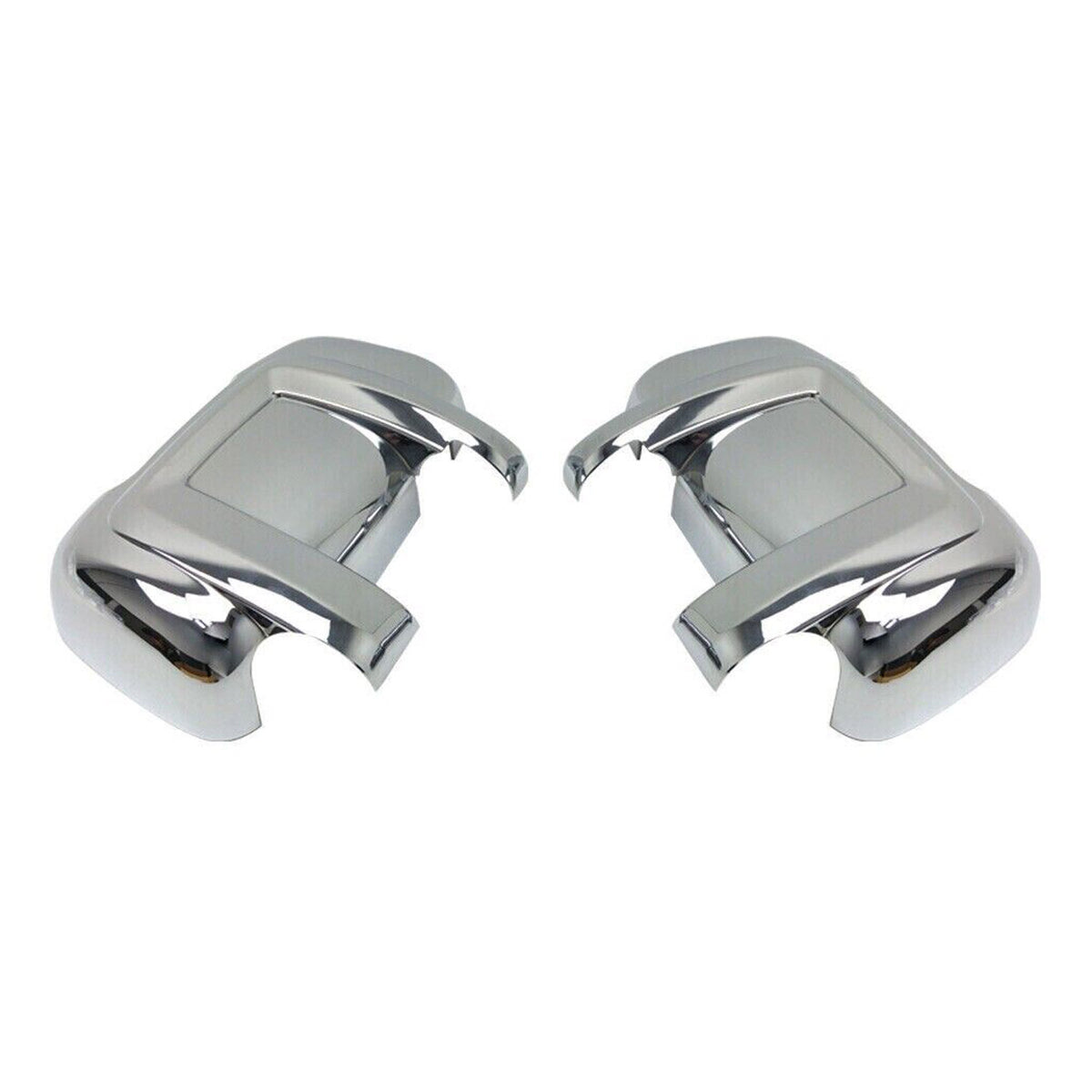 Spiegelkappen Spiegelabdeckung für Peugeot Boxer 2006-2020 Chrom ABS Silber 2tlg