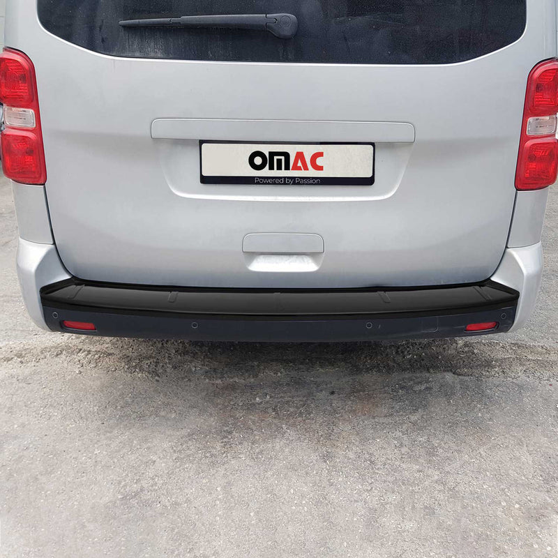 Ladekantenschutz Stoßstangenschutz für Citroën Jumpy 2017-2025 Schwarz ABS L3