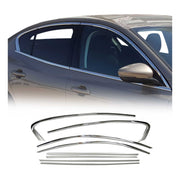 Fensterleisten Zierleisten für Ford Focus Stufenheck 2019-2025 Edelstahl 8tlg
