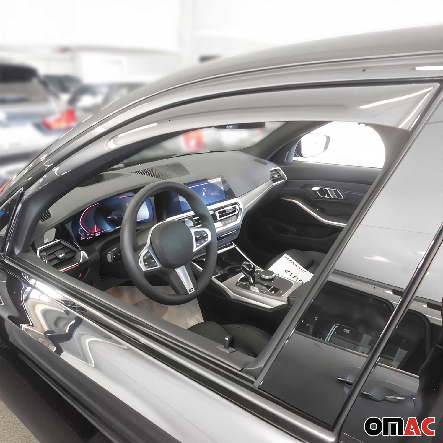 Windabweiser Regenabweiser für BMW 3er G20 2018-2025 Dunkel Acryl 4tlg