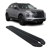 Trittbretter Seitenschweller für Mitsubishi ASX 2023-2026 Aluminium Schwarz 2x