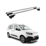 Dachträger Grundträger für Fiat Doblo III 2022-2026 TÜV Aluminium Silber 2tlg