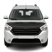 Haubenbra Steinschlagschutz Bonnet Bra für Dacia Dokker 2012-2021 Schwarz Halb