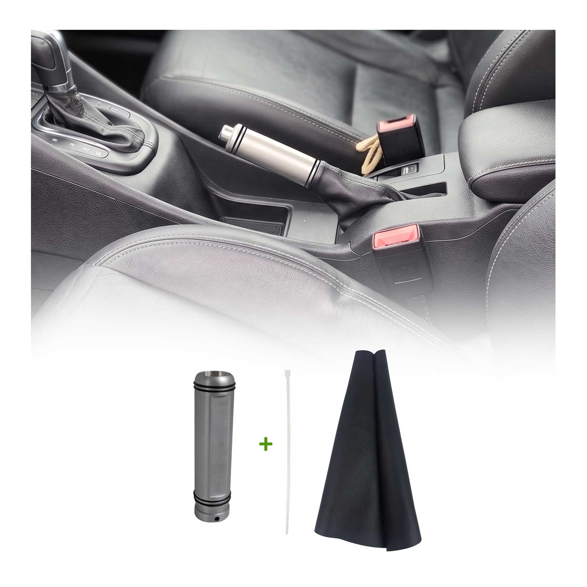 Handbremsgriff & Manschette für Peugeot 207 1007 Citroen C2 C3 C4 DS3 Alu Matt