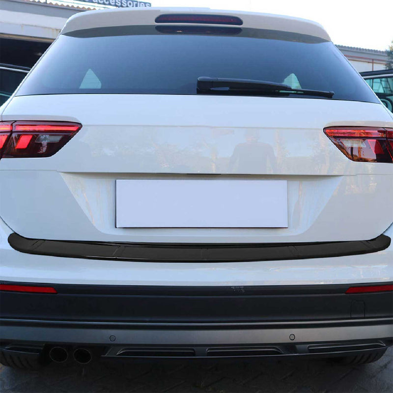 Ladekantenschutz Stoßstangenschutz für VW Tiguan 2016-2023 Glanz Schwarz ABS 1x