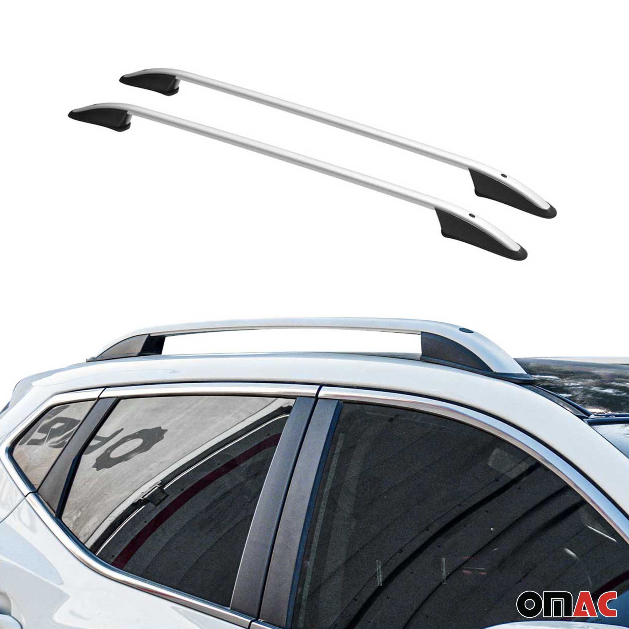 Dachreling Dachgepäckträger für Range Rover Sport L320 2005-2013 Alu Silber 2x