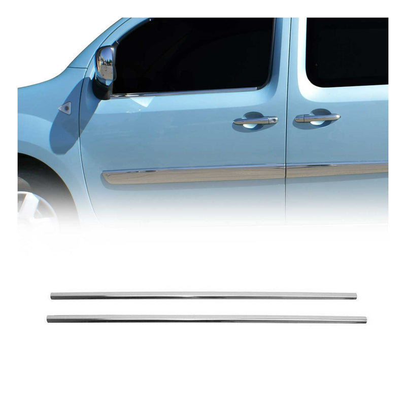 Fensterleisten Zierleisten für Mercedes Citan W415 2012-2021 Edelstahl Chrom 2x