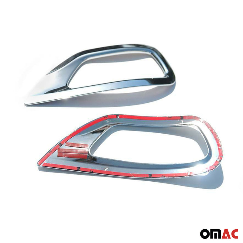 Reflektor Blenden Reflektor Rahmen für Jeep Grand Cherokee 2011-2019 Chrom ABS