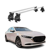 Menabo Dachträger Grundtäger für Mazda 3 BP 2019-2026 50kg Stahl Silber 2 tlg