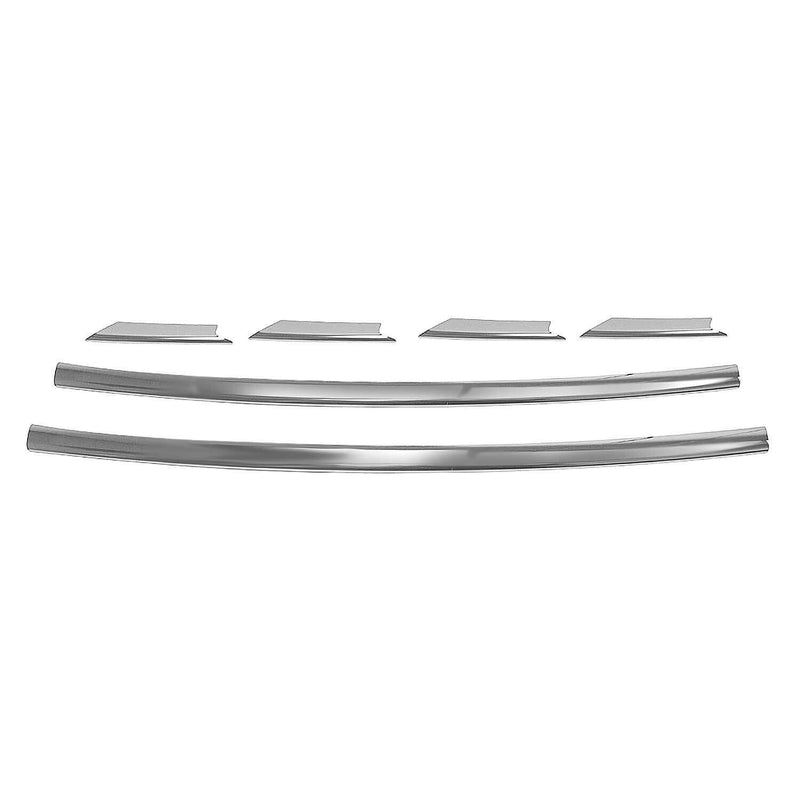 Kühlergrill Leisten Grillleisten für Renault Trafic 2008-2014 Chrom Silber 6x