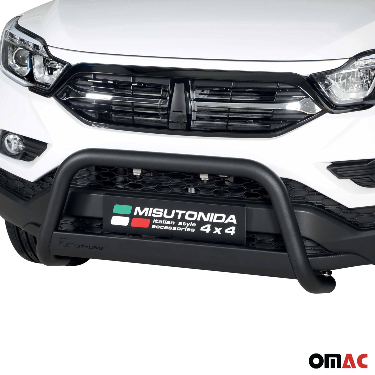 Frontbügel Frontschutzbügel für Ssangyong Musso 2023-2026 ø63mm Stahl Schwarz