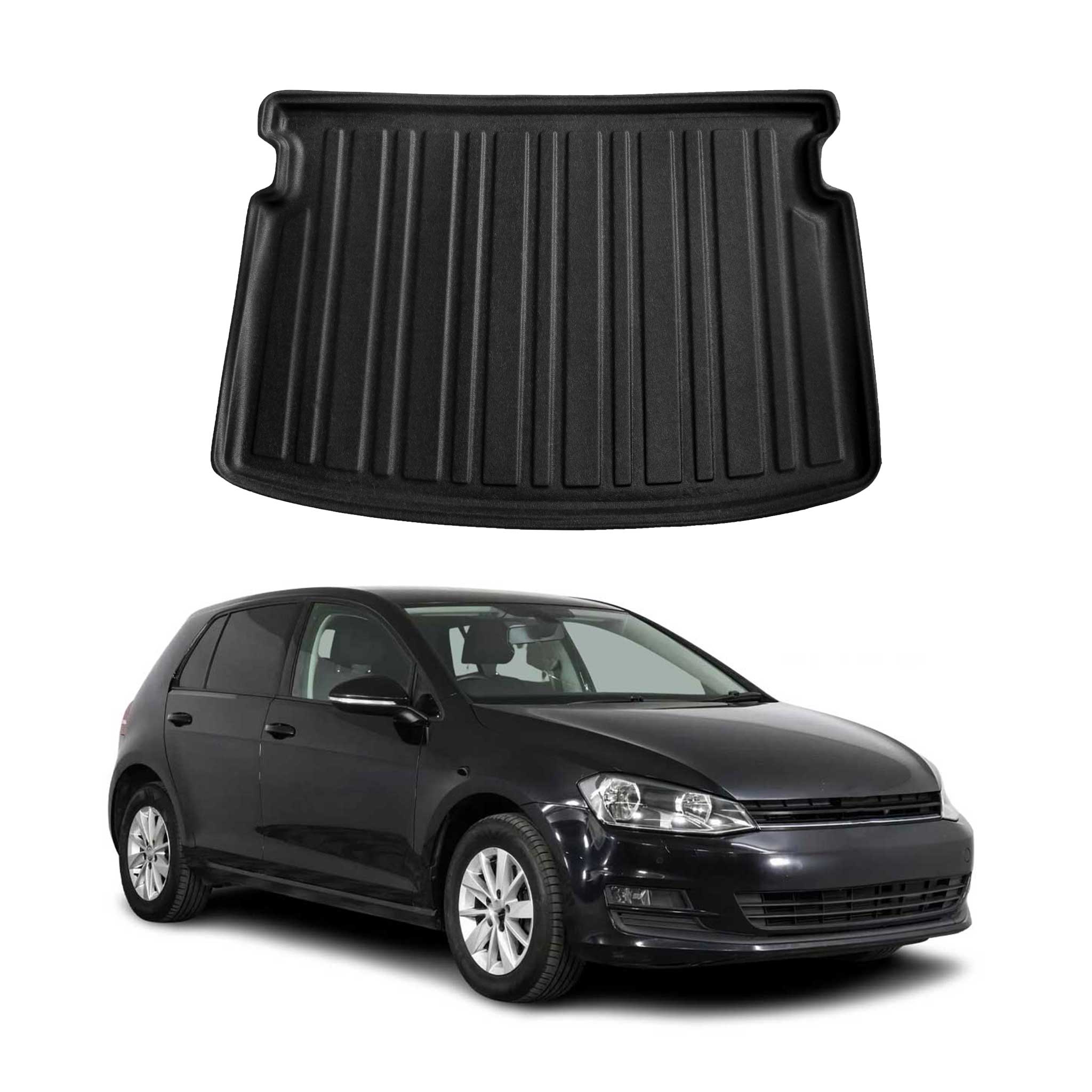 Kofferraumwanne Laderaumwanne für VW Golf 2012-2019 Schrägheck 5tür Gummi TPE
