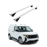 Dachträger Grundträger für Ford Transit Courier II 2023-2026 Stahl Silber 2tlg