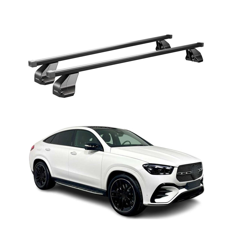 Menabo Dachträger Grundtäger für Mercedes GLE C167 2018-2025 75kg Stahl Schwarz