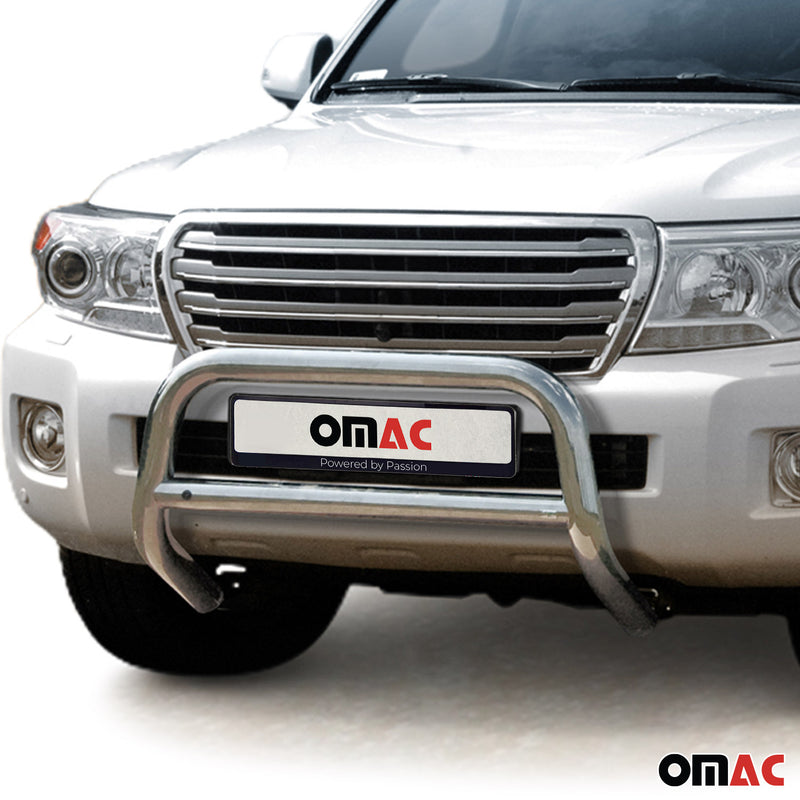 Frontbügel Frontschutzbügel für Toyota Land Cruiser V8 2012-2016 ABE Silber