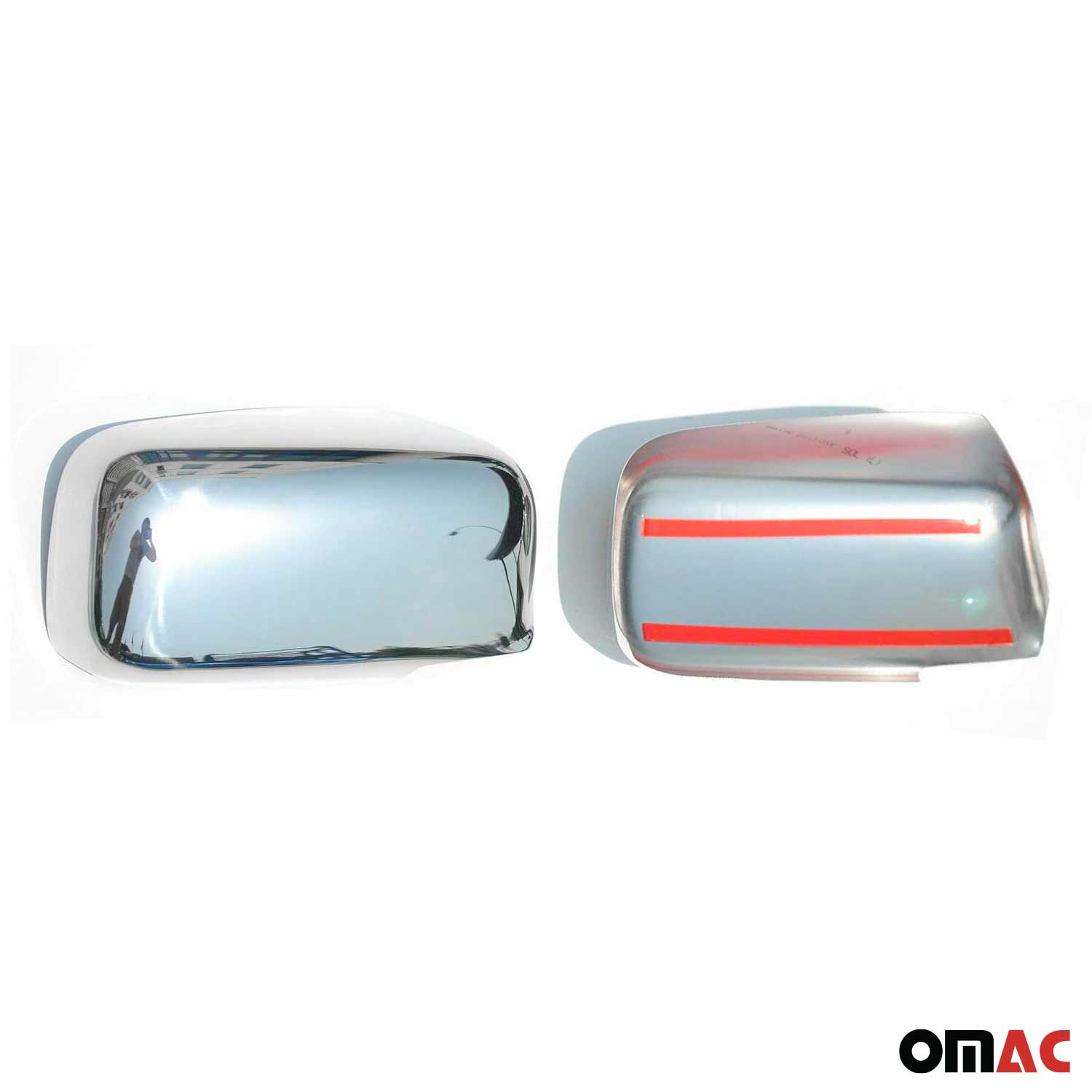 Spiegelkappen Spiegelabdeckung für Mitsubishi Lancer 2003-2007 Edelstahl Chrom