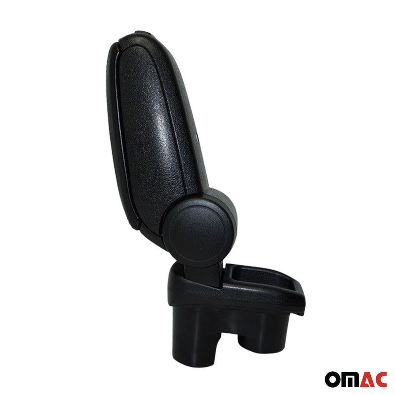 Mittelarmlehne Armlehne Mittelkonsole für Peugeot 301 2012-2021 PU-Leder Schwarz
