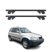 Dachträger Grundtäger für Honda CR-V I 1997-2001 Aluminium 90kg TÜV Schwarz 2tlg