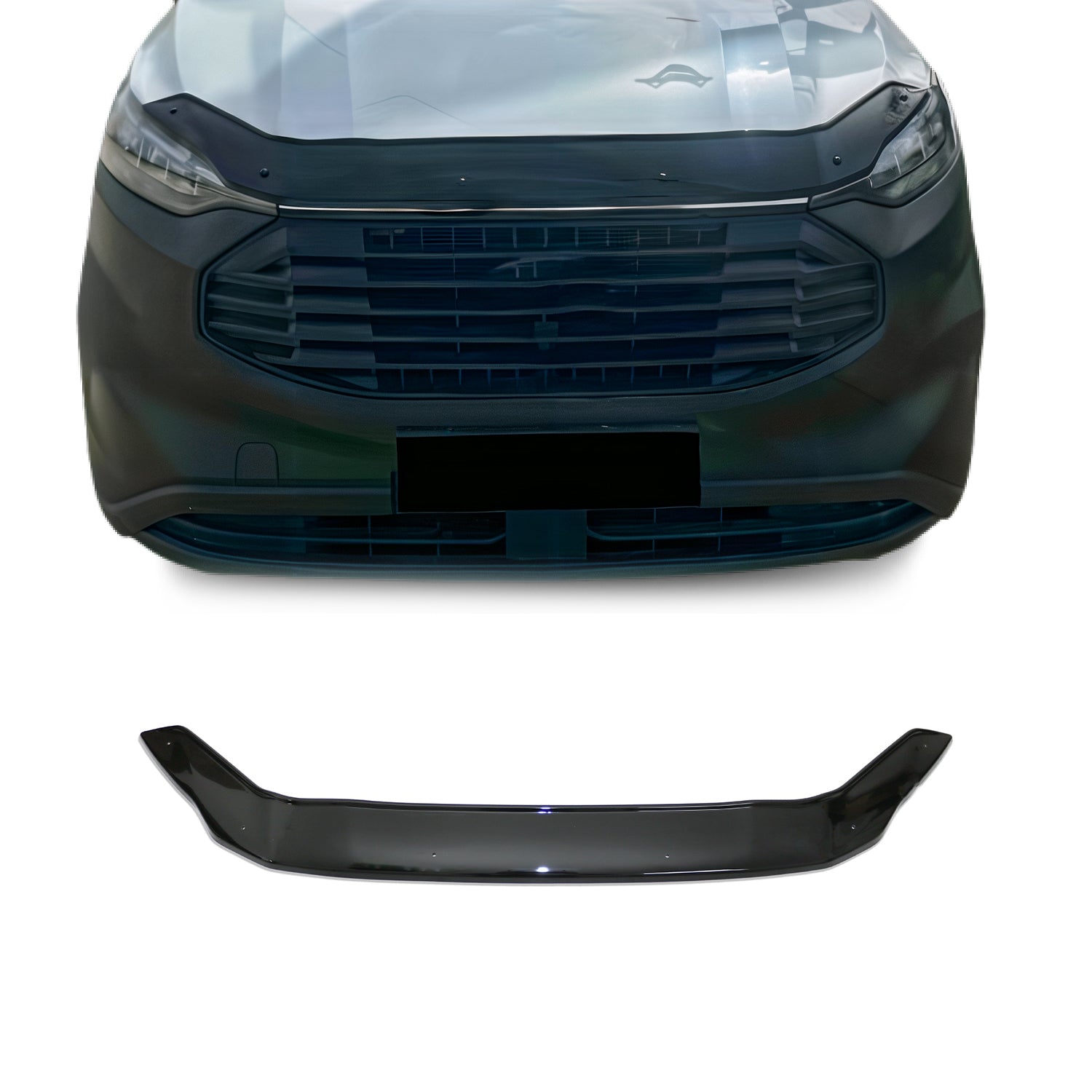 Motorhaube Deflektor Steinschlagschutz für Ford Transit Tourneo Custom 2023-2025
