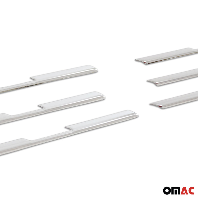 Kühlergrill Leisten Grillleisten für Renault Captur 2020-2025 Chrom Silber 6x