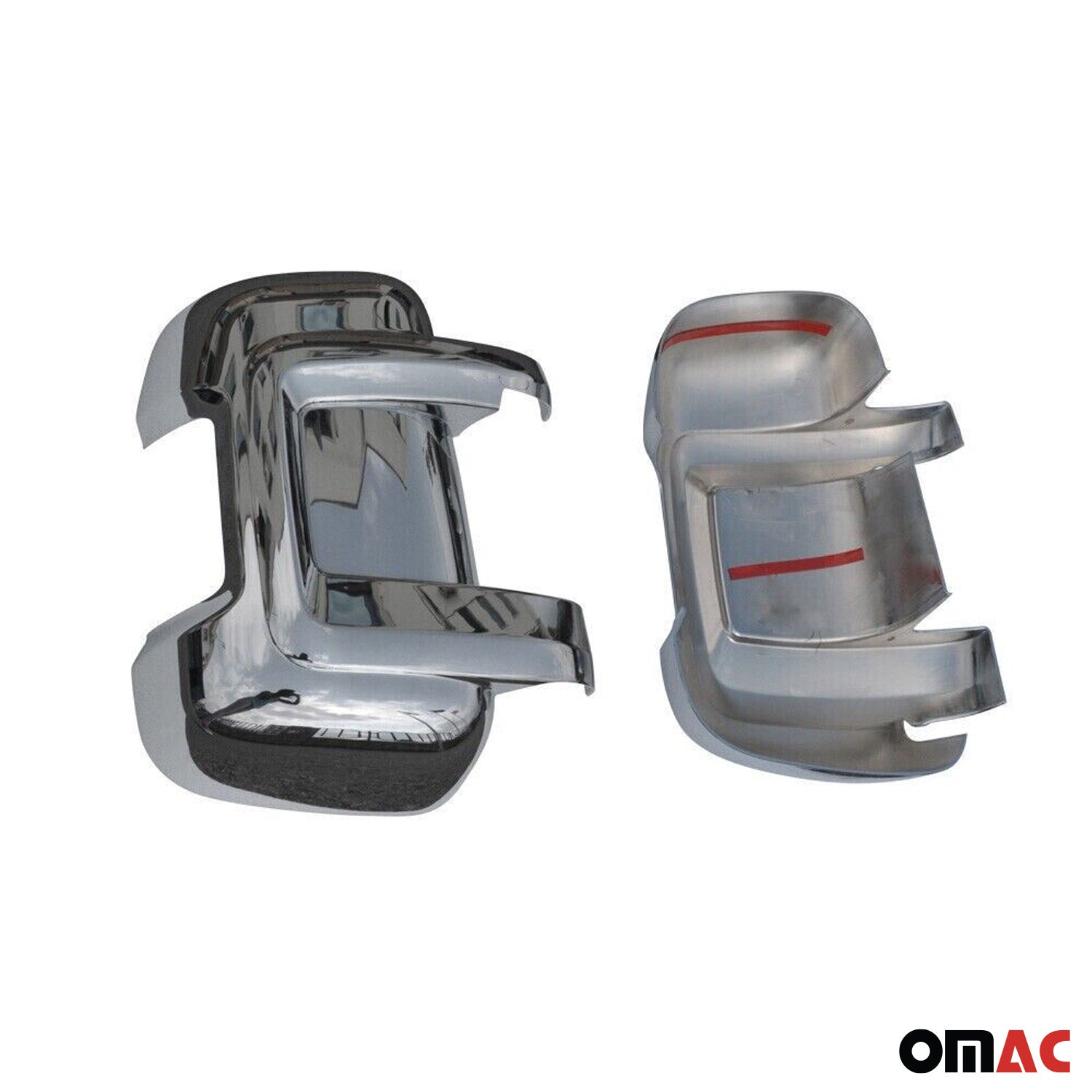 Spiegelkappen Spiegelabdeckung für Peugeot Boxer 2006-2020 Chrom ABS Silber 2tlg