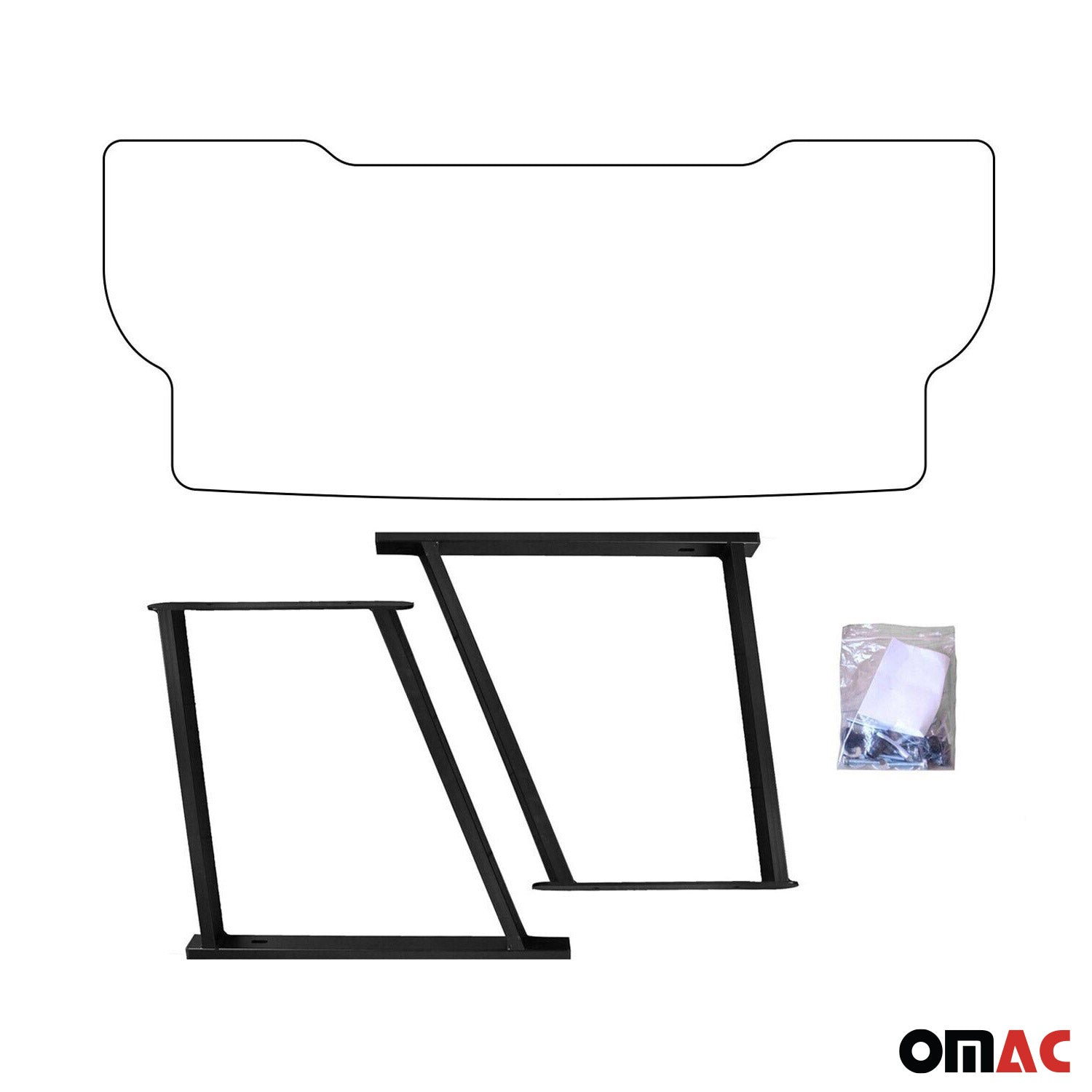 Multiflexboard Schienen 2x für VW T5 Multivan 2003-2015 mit Unterlage Schrauben