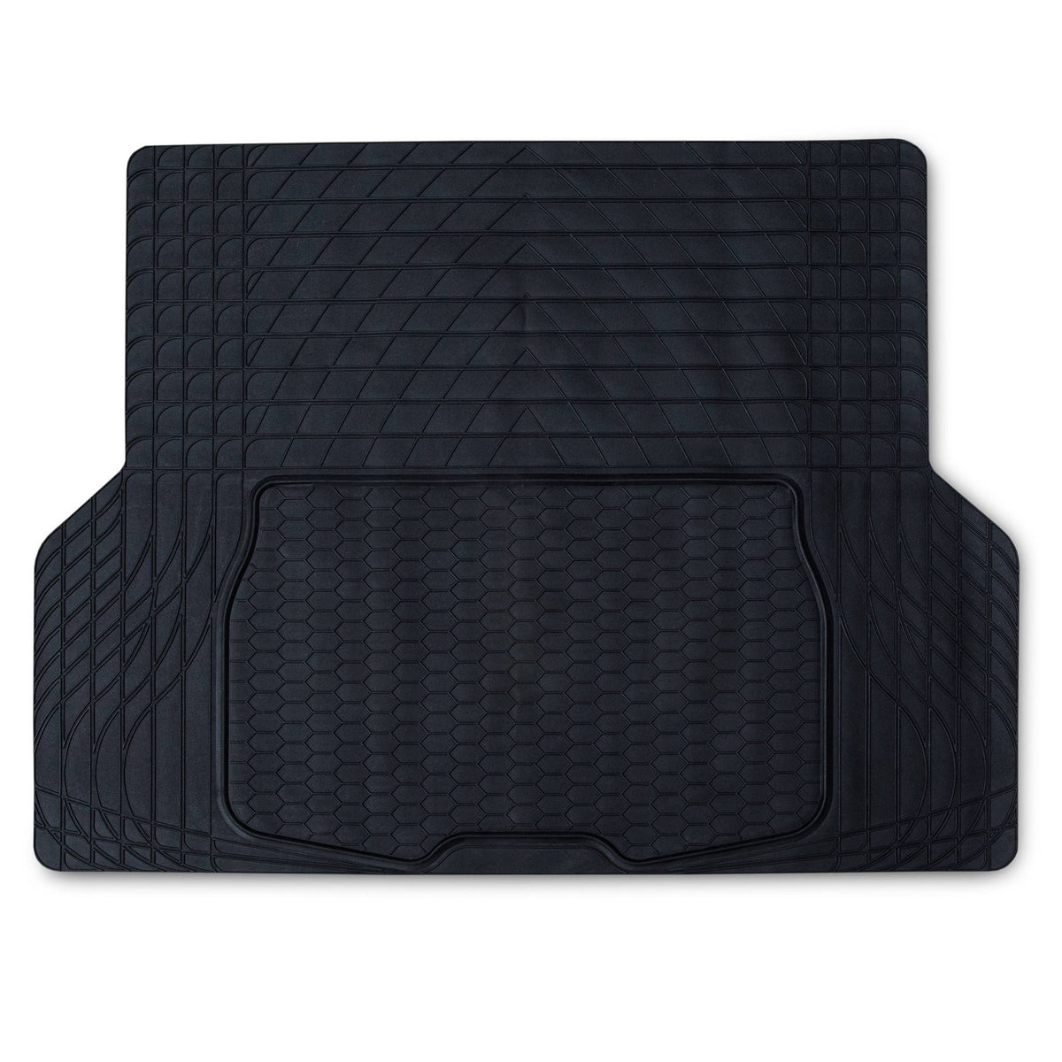 JOM Kofferraummatte 108x140 cm Schwarz zuschneidbar PVC
