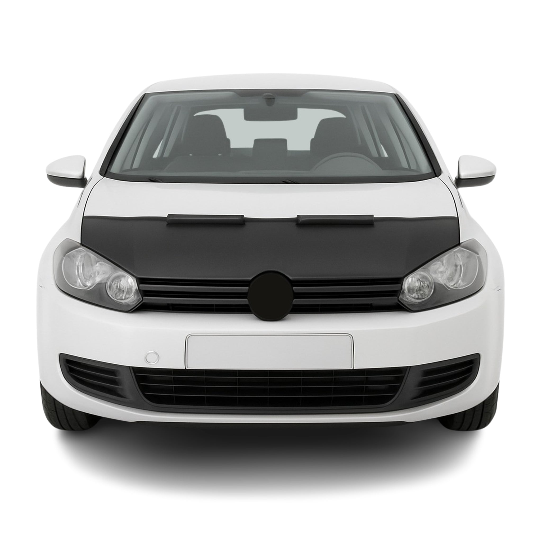 Haubenbra Steinschlagschutz Bonnet Bra für VW Golf 2008-2012 Schwarz Halb