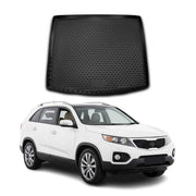 Kofferraummatte Kofferraumwanne für Kia Sorento 2009-2014 Gummi TPE Schwarz