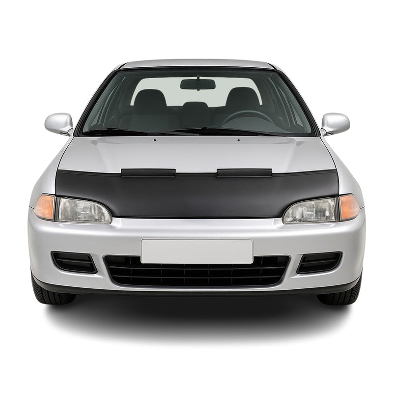 Haubenbra Steinschlagschutz Bonnet Bra für Honda Civic 1991-1995 Schwarz Halb