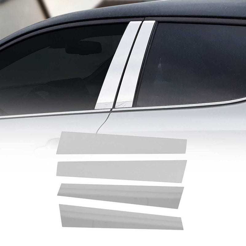 B-Säule Türsäulen Verkleidung für Hyundai Accent 2010-2017 Edelstahl Silber 4tlg