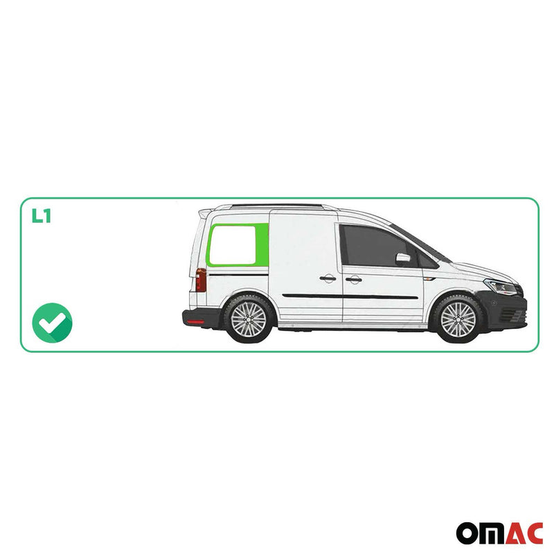Seitenfenster Sicherheitsglas für VW Caddy 2003-2020 Seitenscheibe Rechts L1