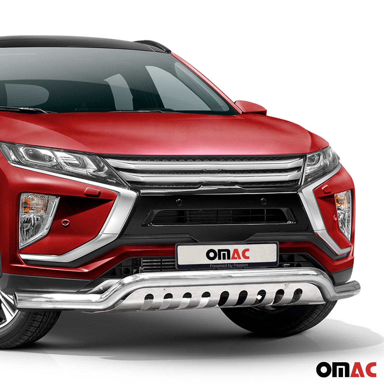 Frontbügelschutz Frontschutz für Mitsubishi Eclipse Cross 2018-2019 ABE Silber
