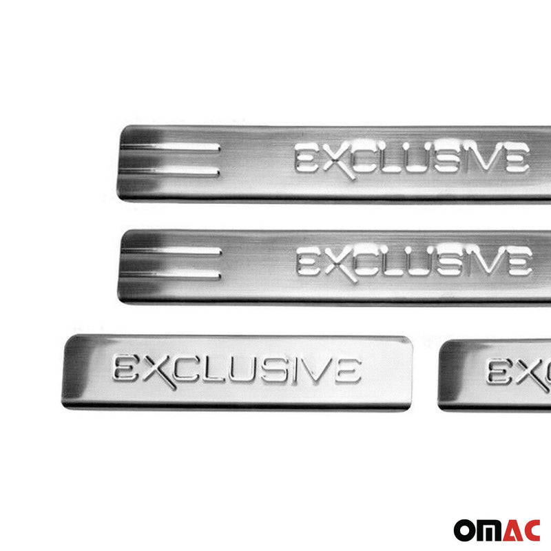 Einstiegsleisten Türschweller Exclusive für Skoda Yeti 2009-2017 Edelstahl 4x