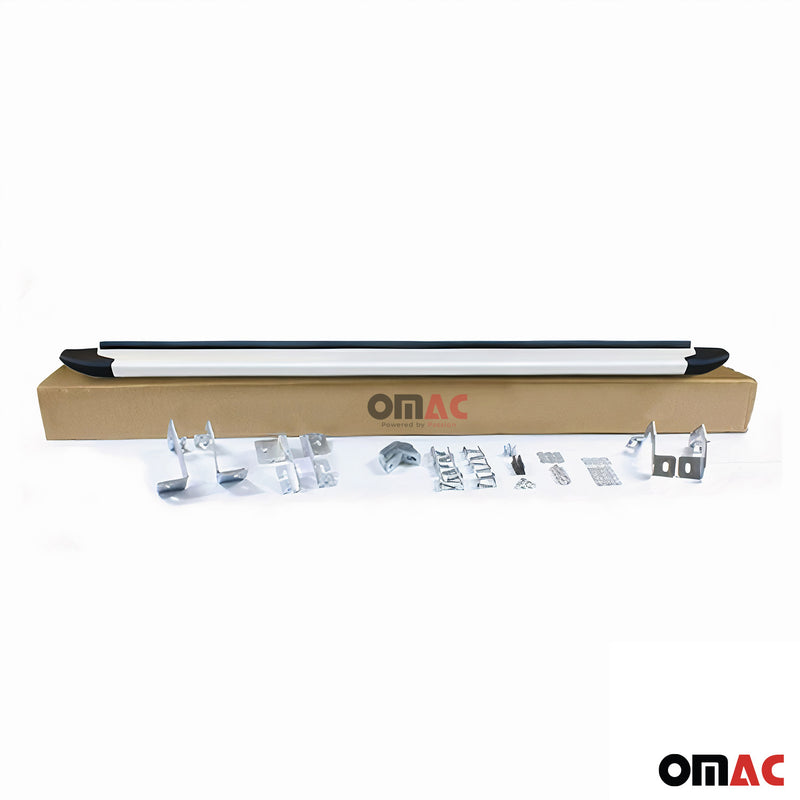 Seitenschweller Trittbretter Schweller für VW Caddy Maxi 2003-2020 Alu Grau